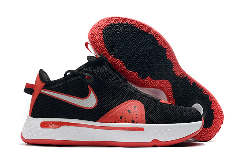 Nike PG 4 Black Red White Shoes